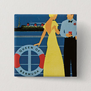 Furness ~ Queen of Bermuda 15 Cm Square Badge