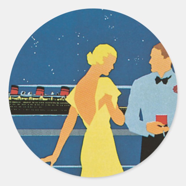 Furness ~ Queen of Bermuda Classic Round Sticker (Front)