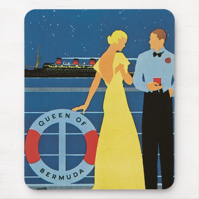 Furness ~ Queen of Bermuda Mouse Mat (Front)