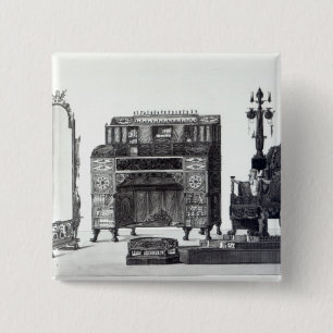 Furniture in the Grecian Style 15 Cm Square Badge