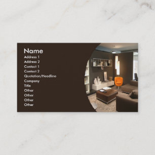 Furniture/Interior Design Business Card
