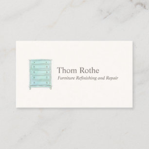 Furniture Refinisher Chest of Drawers Calling Card