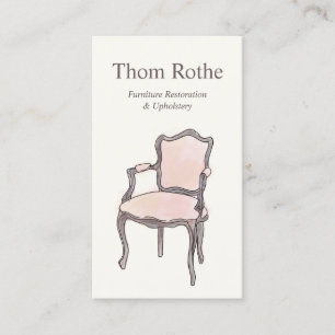Furniture Refinishing and Upholstery Calling Card
