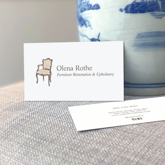 Furniture Refinishing and Upholstery  Calling Card (Creator Uploaded)