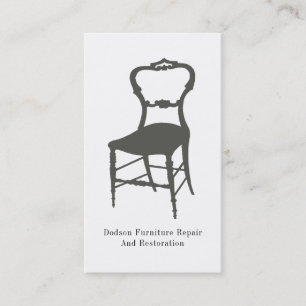 Furniture Repair & Restoration Business Card