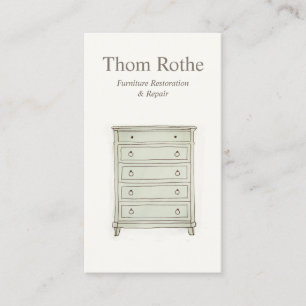 Furniture Restoration, Refinishing and Repair  Cal Calling Card