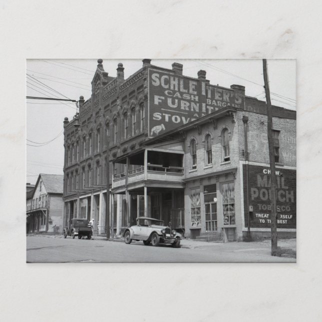 Furniture shopping in E. Liverpool Postcard (Front)