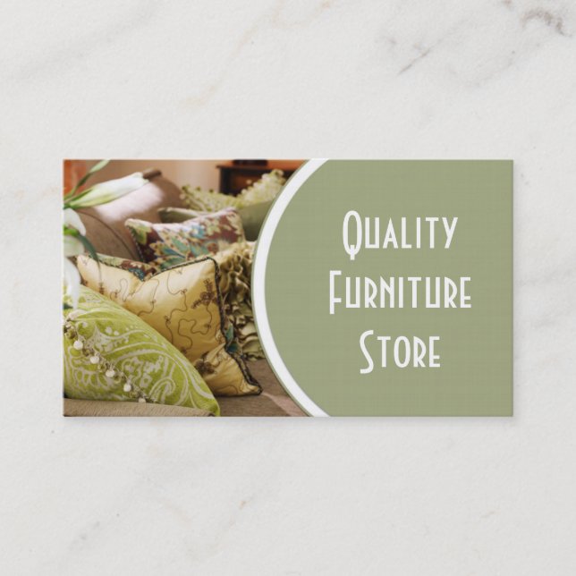 Furniture Store Business Card (Front)