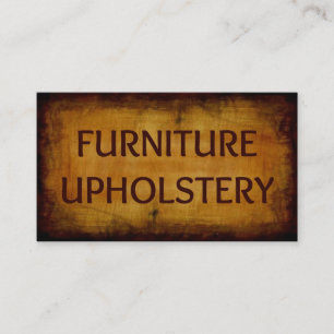 Furniture Upholstery Antique Business Card