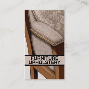 Furniture Upholstery Upholstered Chair Business Card