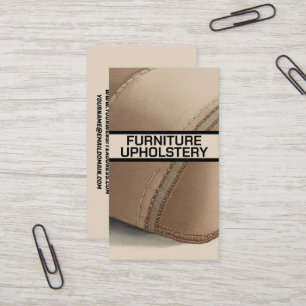 Furniture Upholstery Upholstered Cushion Business Card