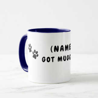 Furrever personalised "Got Mugged!" Mug