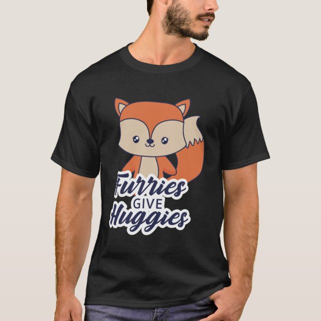 Furries Give Huggies T-Shirt (Front)