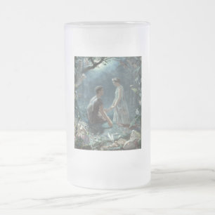 Furries: Shakespeare's A Midsummer Night's Dream Frosted Glass Beer Mug