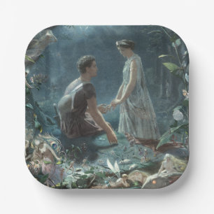 Furries: Shakespeare's A Midsummer Night's Dream Paper Plate