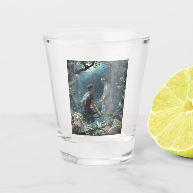 Furries: Shakespeare's A Midsummer Night's Dream Shot Glass (Front)