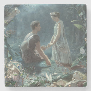 Furries: Shakespeare's A Midsummer Night's Dream Stone Coaster