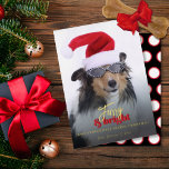 Furry and Bright Christmas Dog Photo Foil Holiday Card<br><div class="desc">Furry and Bright Christmas Dog Photo Foil Holiday Card. This year, send out some furry holiday greetings featuring your funniest festive dog photo. We've added the sentence: "Have a pawsitively awesome Christmas" for extra fun. All you need to do now is add your names to the flat card for personalisation....</div>