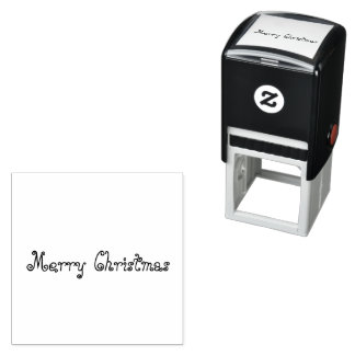 Furry and Bright Christmas Self-inking Stamp