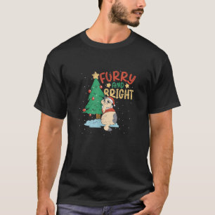 Furry And Bright Feline Claws Kitten Cat Lover Hol T-Shirt