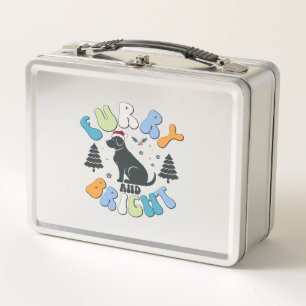 Furry and Bright Metal Lunch Box