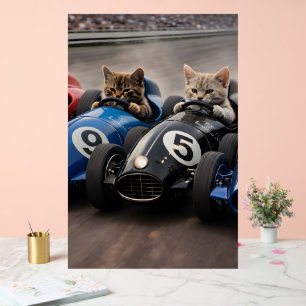 Furry art print bring a acrylic sign