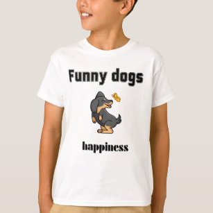 furry canine friends Funny Dogs Endless Happiness T-Shirt