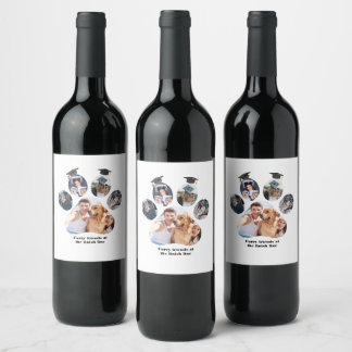 "Furry Champions: Victory at the Finish Line" Wine Label