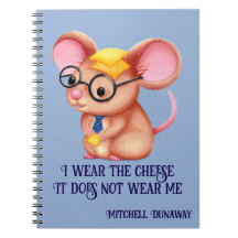 Furry Cheese Man Business Mouse Tie Glasses Nerdy