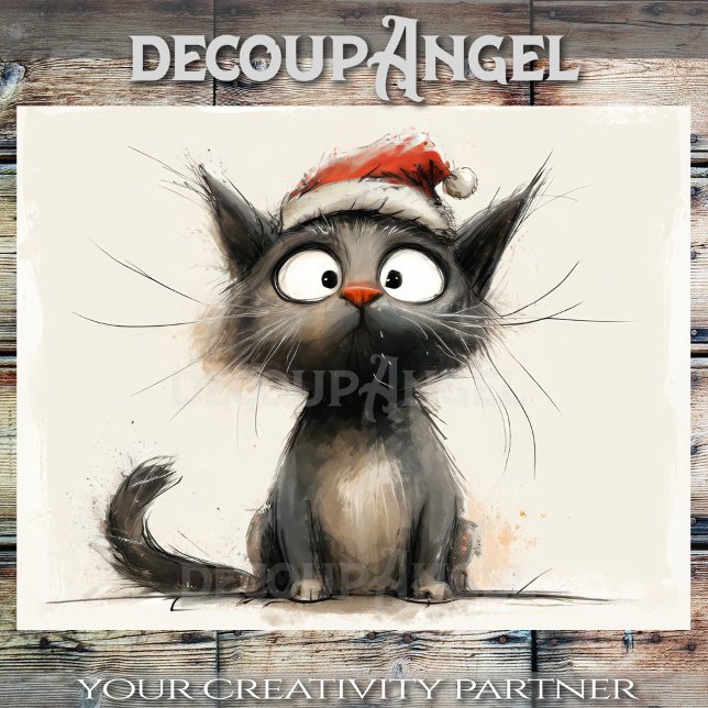 Furry Christmas - Decoupage - Tissue Paper (Creator Uploaded)