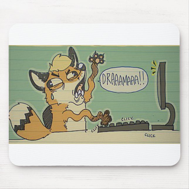 Furry Drama Mousepad (Front)