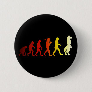 Furry evolution 6 cm round badge