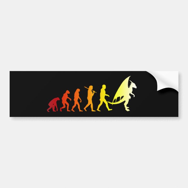 Furry evolution bumper sticker (Front)