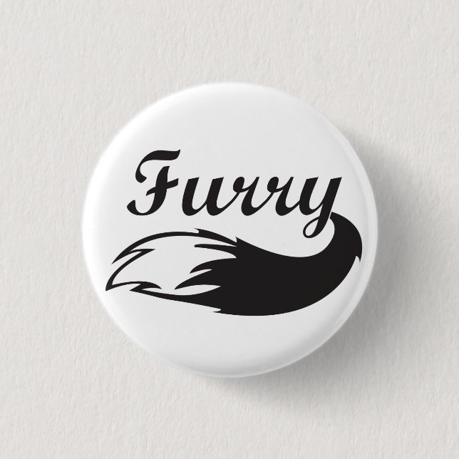 Furry Fandom 3 Cm Round Badge (Front)