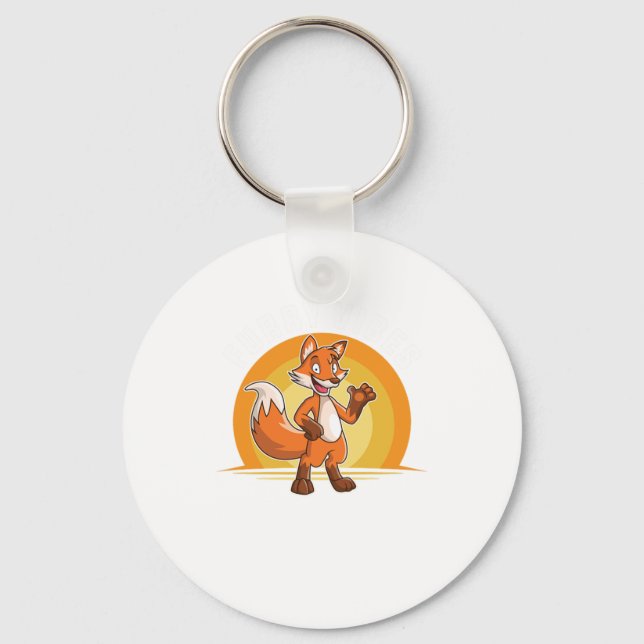 Furry Fandom Furries Fursona Fursuit Key Ring (Front)