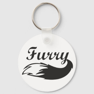 Furry Fandom Key Ring