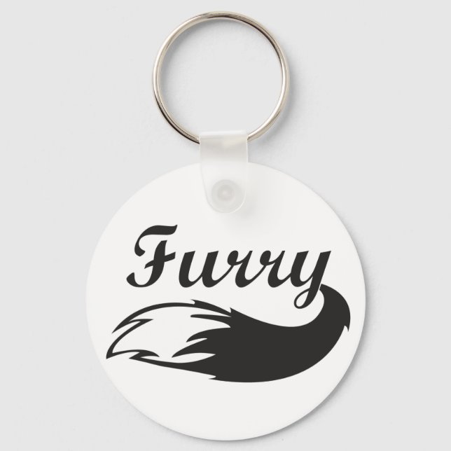 Furry Fandom Key Ring (Front)