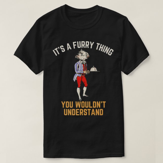 Furry Fandom Pride Animal Furries Cosplay cute rab T-Shirt (Design Front)