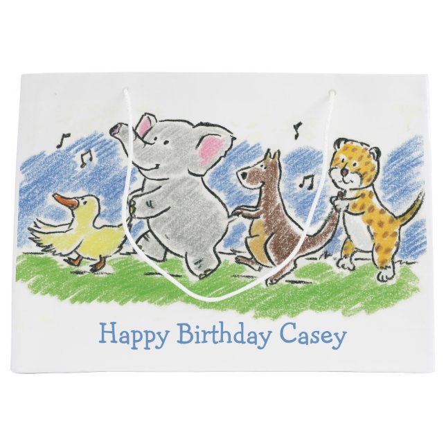 Furry Friends Conga Gift Bag (Front)