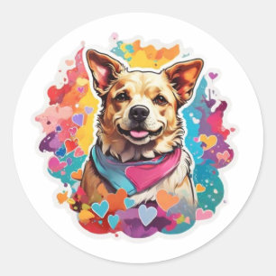 Furry Friends: Delightful Dog Stickers