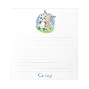 Furry Friends Peek-a-Boo Note Pad