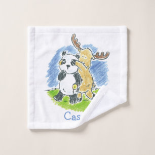 Furry Friends Peekaboo Kids Wash Cloth