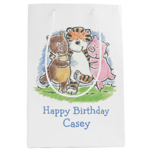 Furry Friends Trio Medium Gift Bag