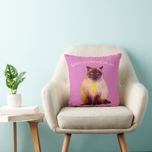 Furry Himalayan cat Cushion