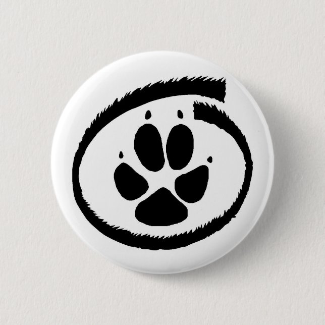 Furry Inside (Fox Paw) Badge (Front)