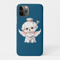 Furry Joy: Angel Wing Maltese Dog Puppy Gift