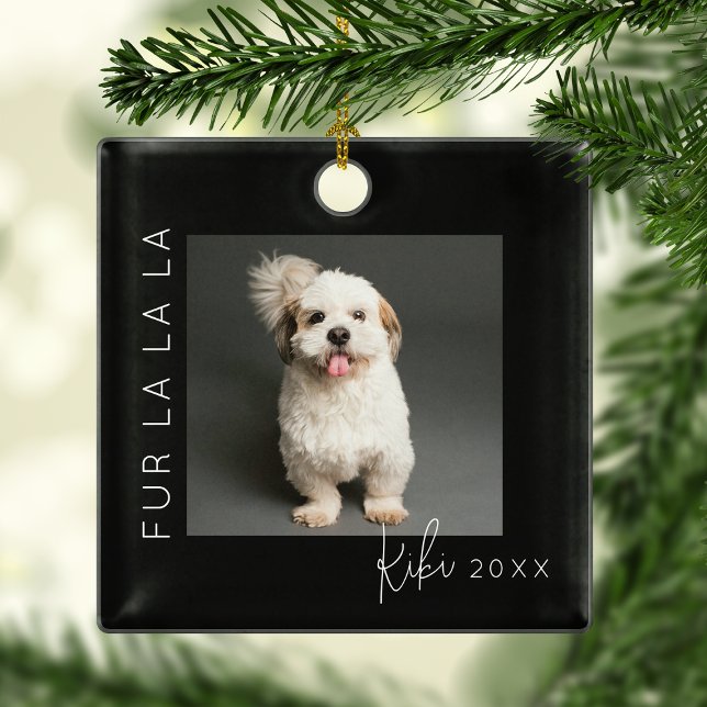 Furry La La La | Pet Photo Christmas Tree Metal Tree Decoration (Creator Uploaded)