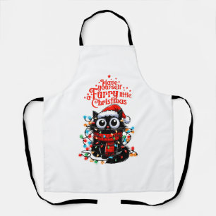 Furry Little Christmas  Apron