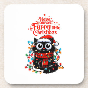 Furry Little Christmas  Coaster