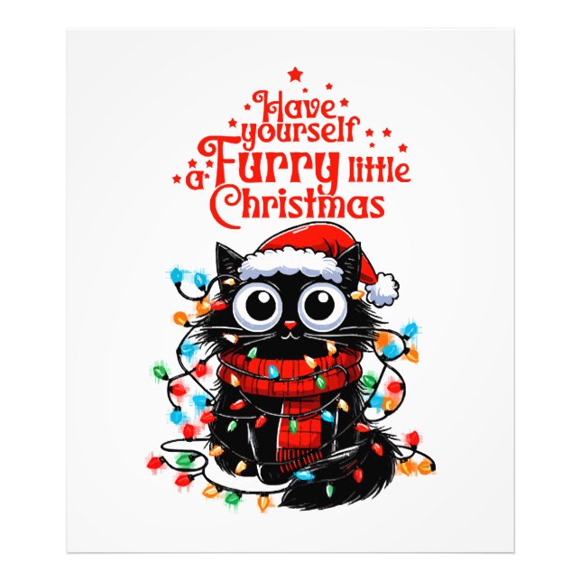 Furry Little Christmas  Photo Print (Front)